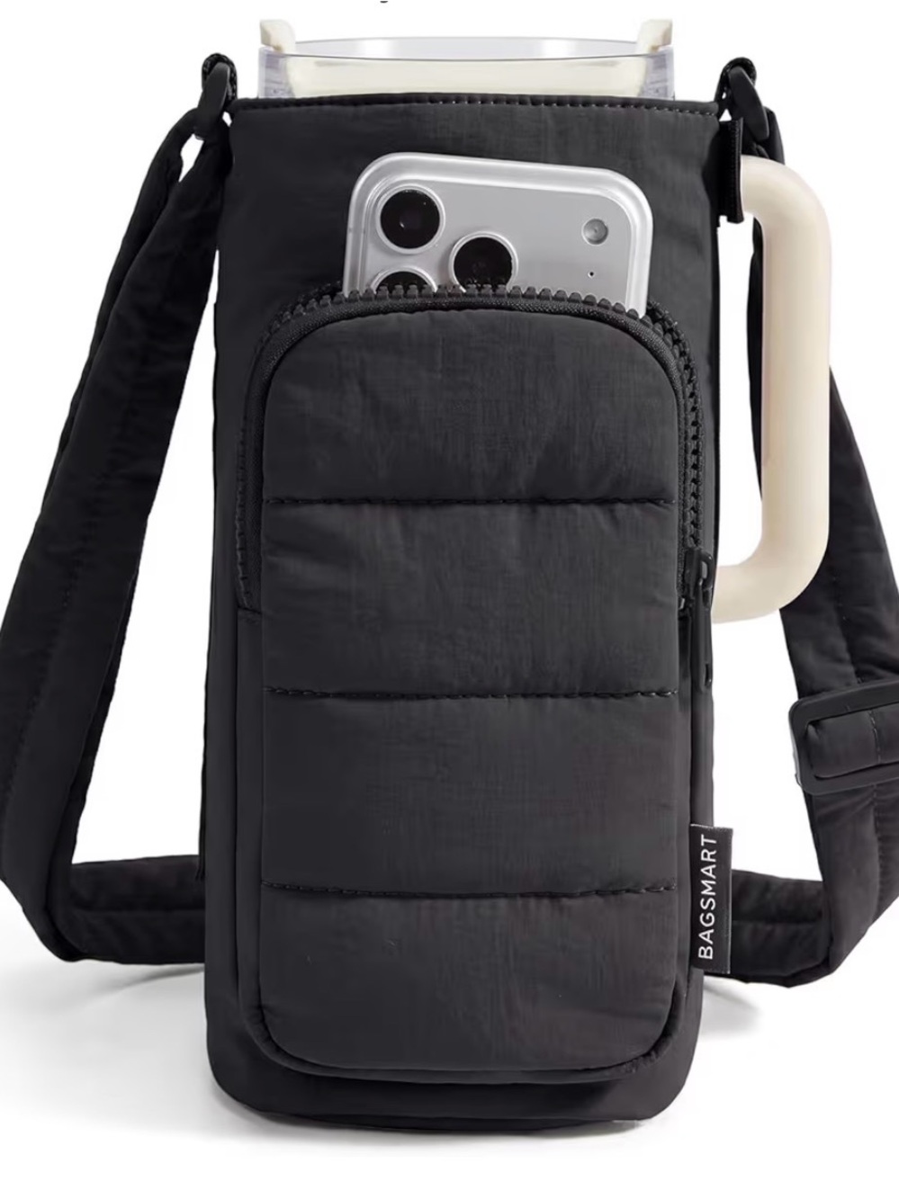 BAGSMART Crossbody Bottle Bag with Front Pocket, NWT